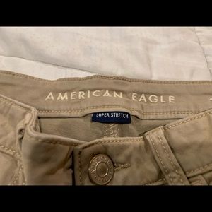 AE high rise khaki